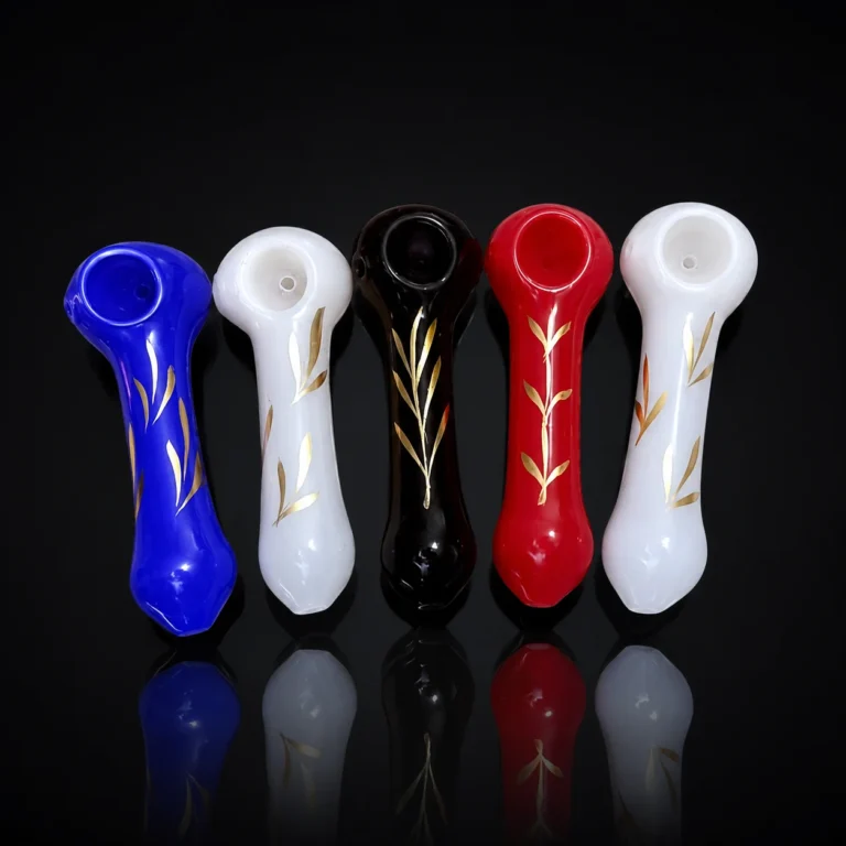 GLASS PIPE 4" GOLDEN PAINT ASST CLRS
