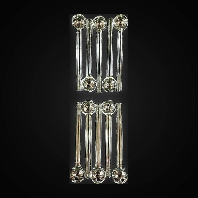 Oil Burner 6" Clear 10 pcs in Bundle