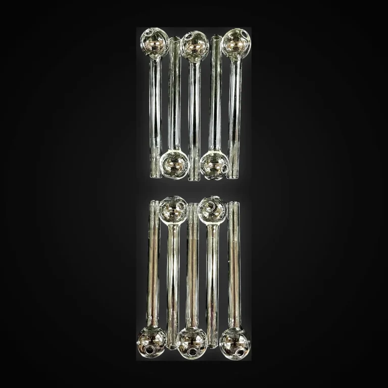 Oil Burner 6" Clear 10 pcs in Bundle