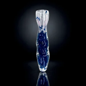 Glass Chilium 3" Gold Fumed 3" 4 ASST