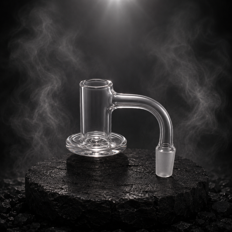 14mm 90 Degree Beveled Edge Quartz Banger