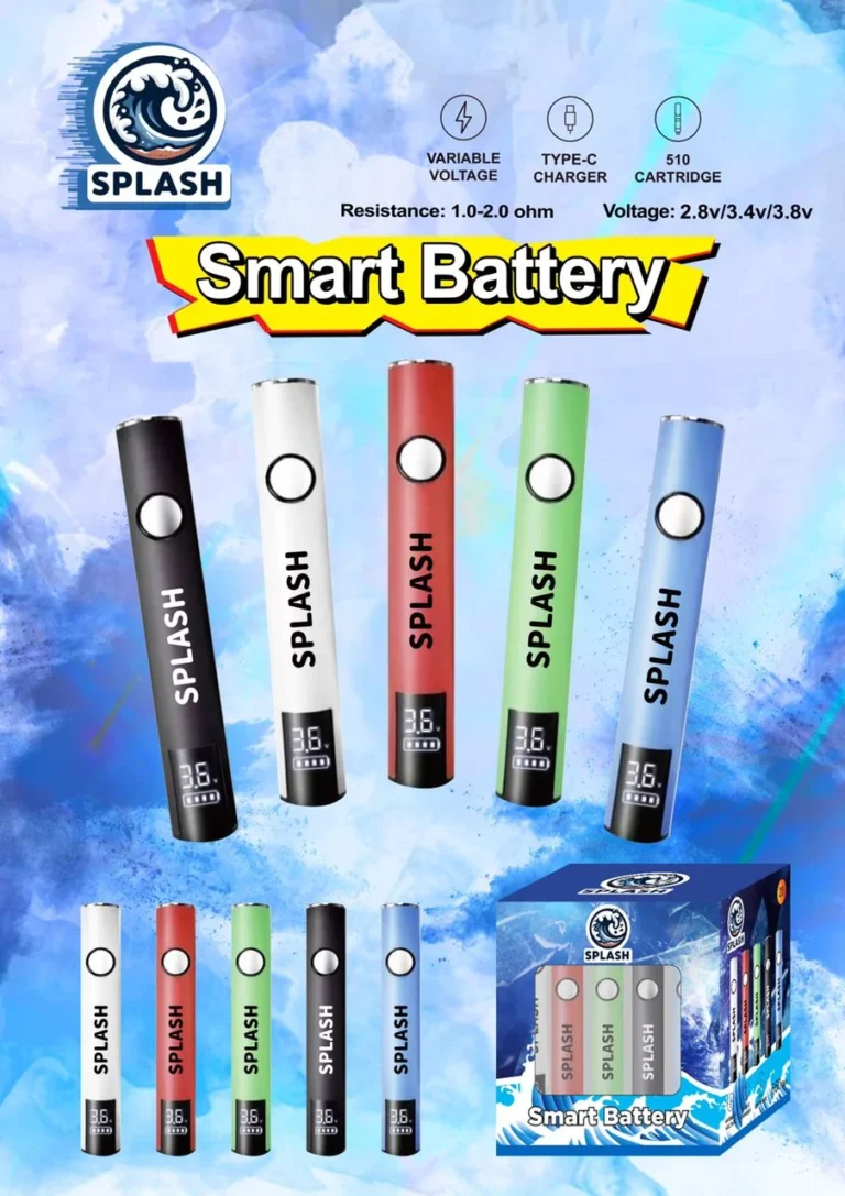 SPLASH 510 DIGITAL BATTERY USB C 20Pc Display