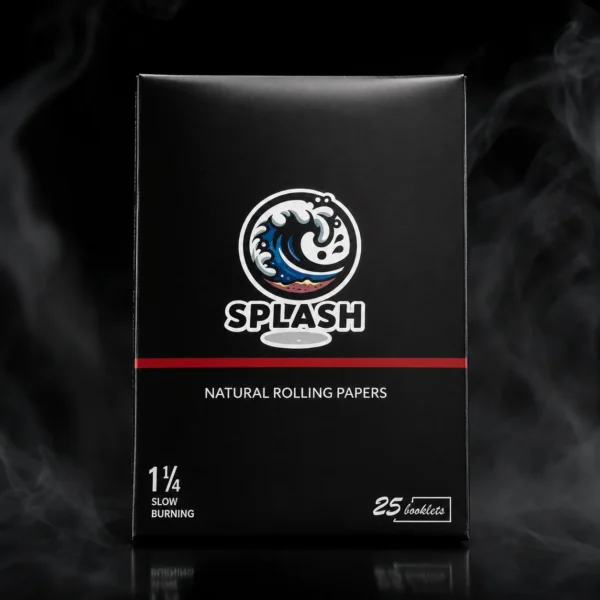 Splash 1 1/4 Rolling Paper 50Leaves 25PK Display