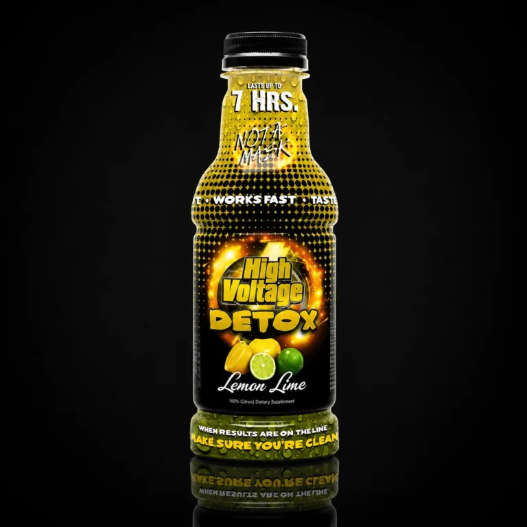 High Voltage Detox 16oz Lemon Lime
