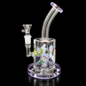 Water Pipe Bent Neck 8" Rick/& Morty asst