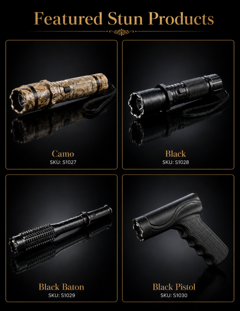 Stun Gun-Camo- Flashlight