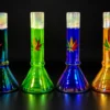 10-inch soft glass in assorted designs and colors; example assortment