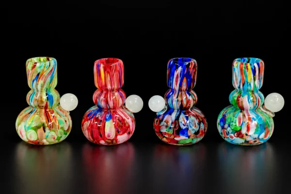 6-inch Sherlock soft glass in assorted colors; examples shown