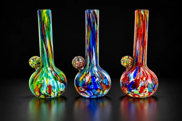 Soft glass assortment in assorted designs and colors; examples shown